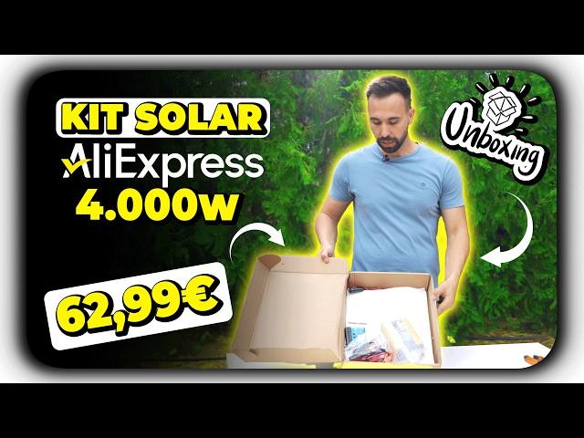 Kit Solar 4.000W por 62,99€ de Aliexpress (UNBOXING)