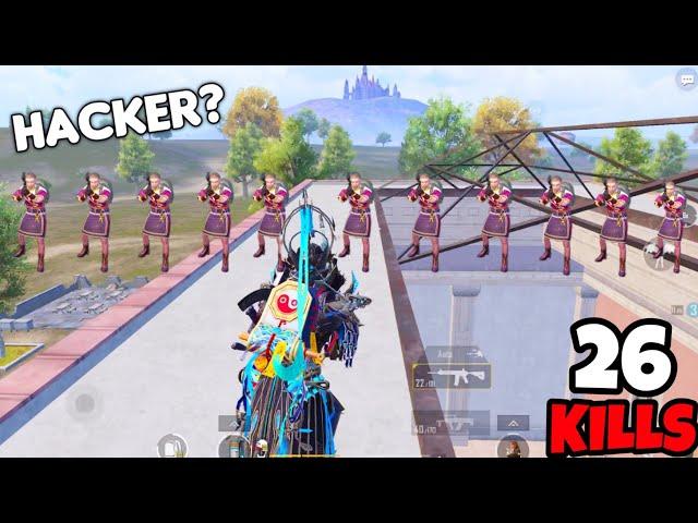 I Think I Was Fighting A Hacker in BGMI • (26 KILLS) • BGMI Gameplay