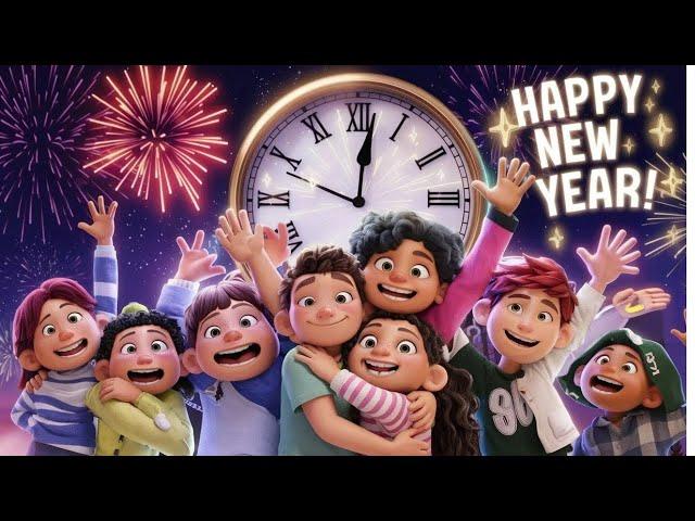 Tick Tock The New Year's Clock | New Year's Poem    | Nursery Rhymes | Kidz Safari