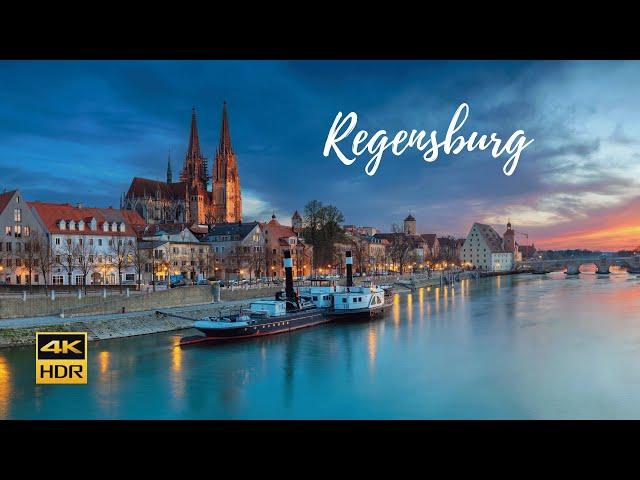 Evening Walking Tour in Regensburg - The biggest medieval city site north of the Alps - 4K HDR