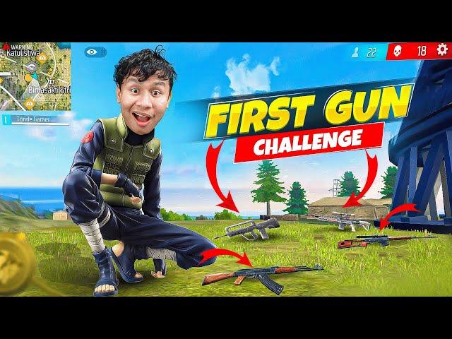 Only First Gun Challenge In Solo Vs Squad  Tonde Gamer - Free Fire Max