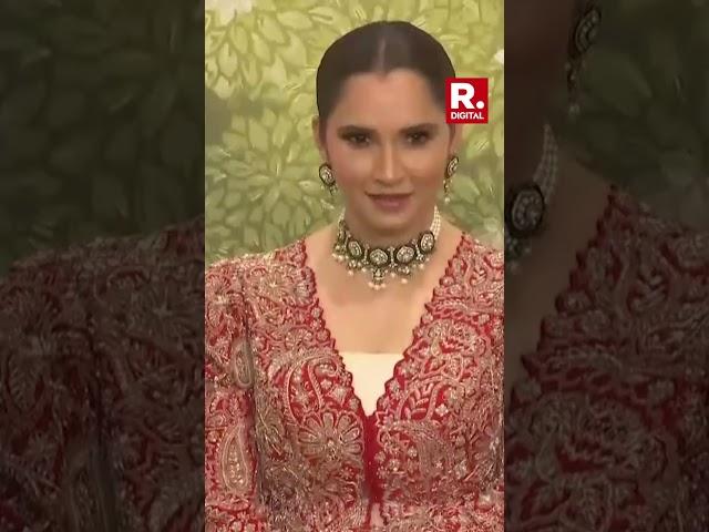 Sania Mirza Arrives For Anant Ambani And Radhika Merchant's 'Aashirwad' Ceremony
