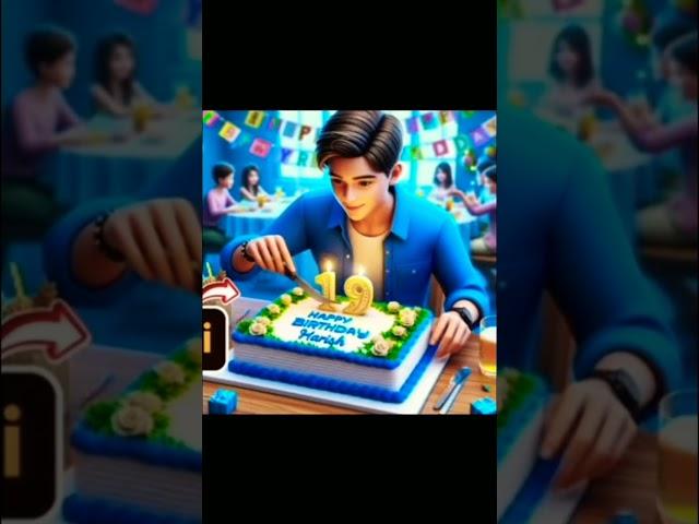 Comment your name and also song#Happy Birthday day Harish Name shorts  video #boy# youtubeshorts