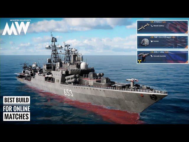 RF Admiral Basisty -  Atmaca & RPK-1 Vikhr best combination with online match - Modern Warships