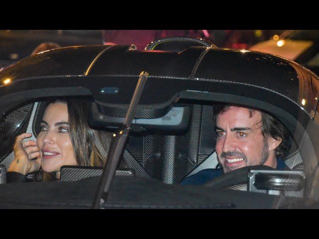 FERNANDO ALONSO appears Driving his NEW AM VALKYRIE through Monaco at Night!!