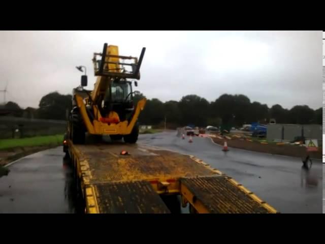 Zero Harm Together: Telehandler being carefully offloaded