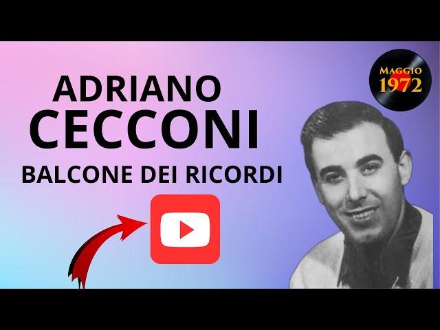 Adriano Cecconi - Balcone dei ricordi