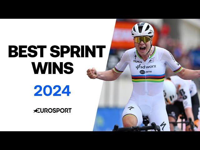 BEST SPRINT FINISHES OF 2024  | Eurosport Cycling