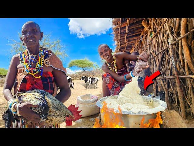 Delicious African Village Style Chicken Curry With Corn Flour | Traditional Recipe For Lunch 