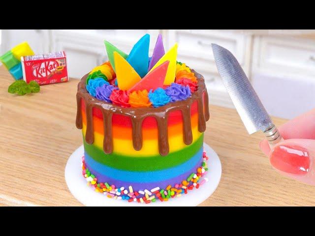  Mini Rainbow Cake Decorating Ideas  Easy Miniature Cake Recipe Tiny Cakes