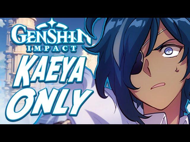 Can You Beat Genshin Impact Only Using Kaeya??!!