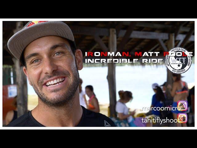 MATT POOLE rides a wave with style & skill