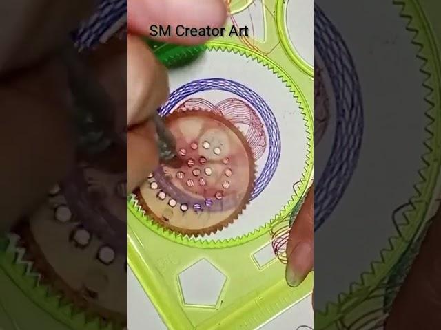 simple spirograph design #shorts #short #youtubeshorts #viral #trending #spirograph