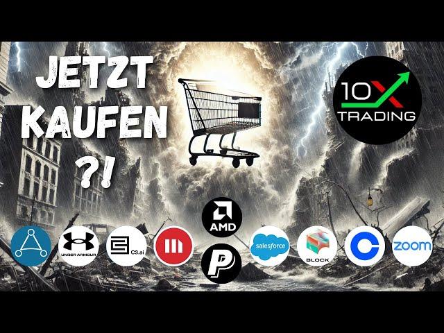 "10 AKTIEN FÜR DIE RALLY" AMD Block Paypal Coinbase Zoom Microstrategy Salesforce Under Armour C3