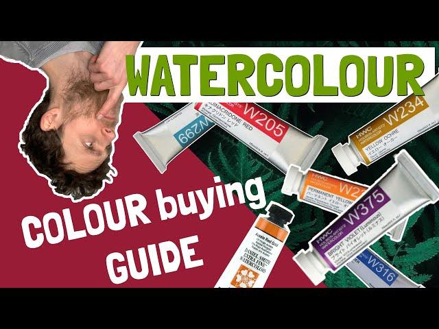 WHICH watercolor PAINTS ? - COLOURS & choosing watercolour paints