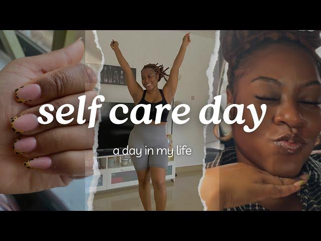 A DAY IN A LIFE GHANA: Workout, Therapy session, Pampering... Gabby Mack Vlog