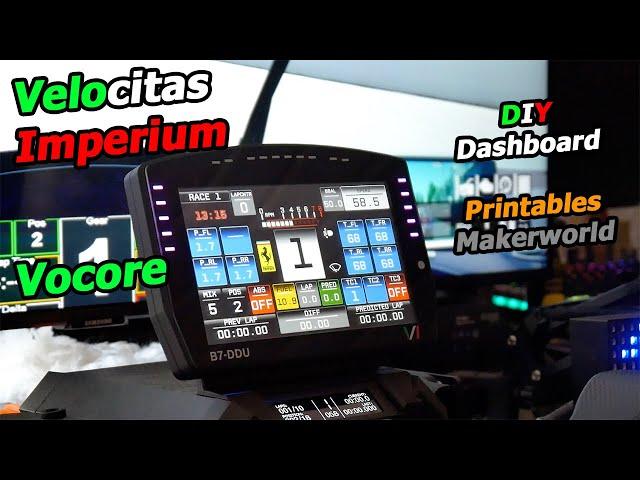 Wolfi bastelt: Velocitas Imperium B7-DDU DIY Sim Racing Dashboard