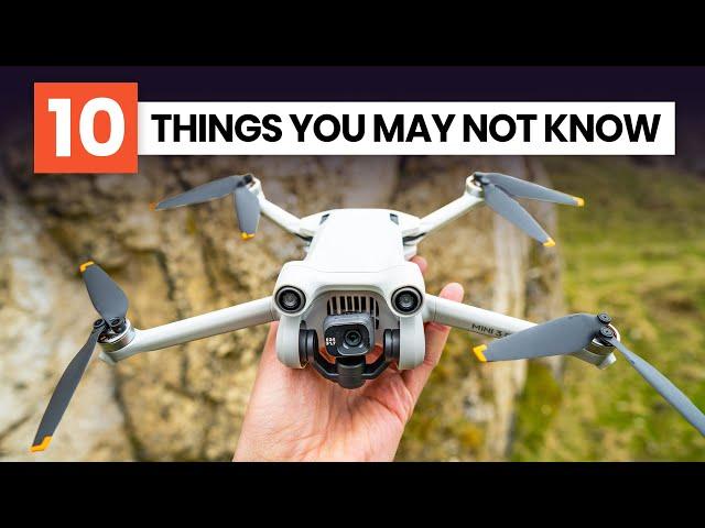 10 THINGS YOU MAY NOT KNOW | DJI Mini 3 Pro