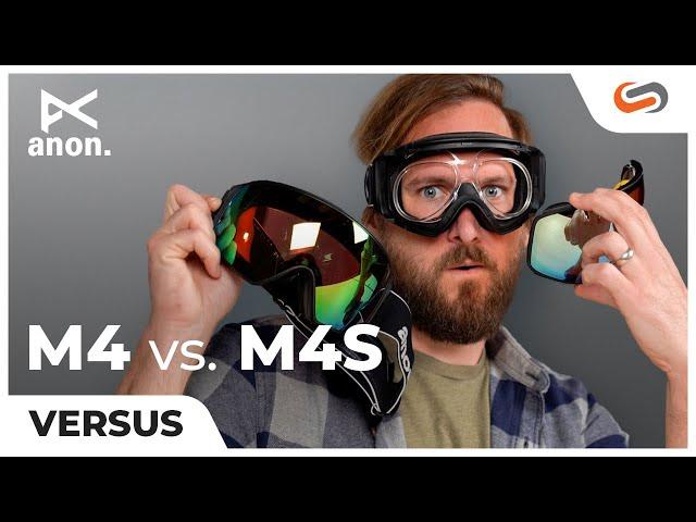 Anon M4 vs. M4S - Goggle Sizing & Features Compared | SportRx