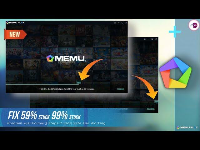 How To Fix MEmu Emulator 59% Stuck & 99% Stuck Problem.