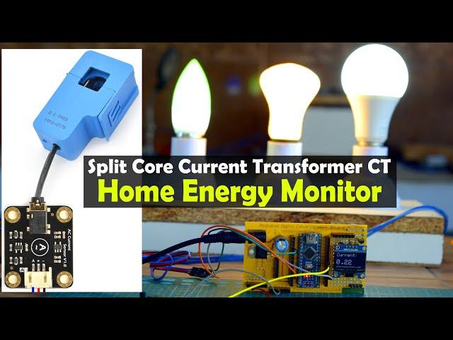 Measure current with Arduino Split Core Current Transformer, CT Clamp Current Sensor Arduino