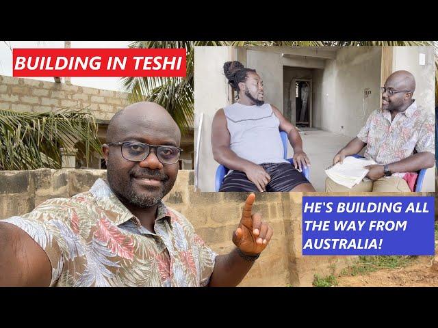 HE'S BUILDING ALL THE WAY FROM AUSTRALIA | BUILDING IN GHANA