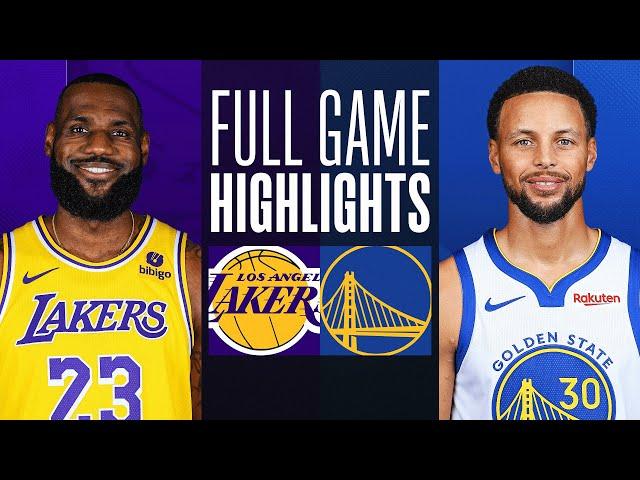 LAKERS at WARRIORS | FULL GAME HIGHLIGHTS | January 27, 2024