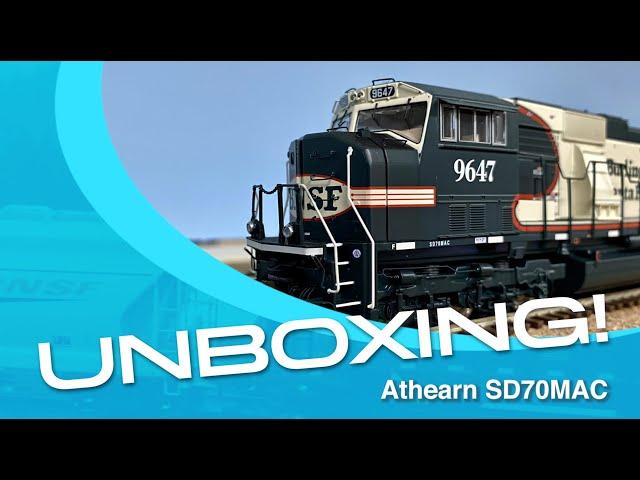 Unboxing! - Athearn Genesis SD70MAC, BNSF's Infamous "Vomit Bonnet"!