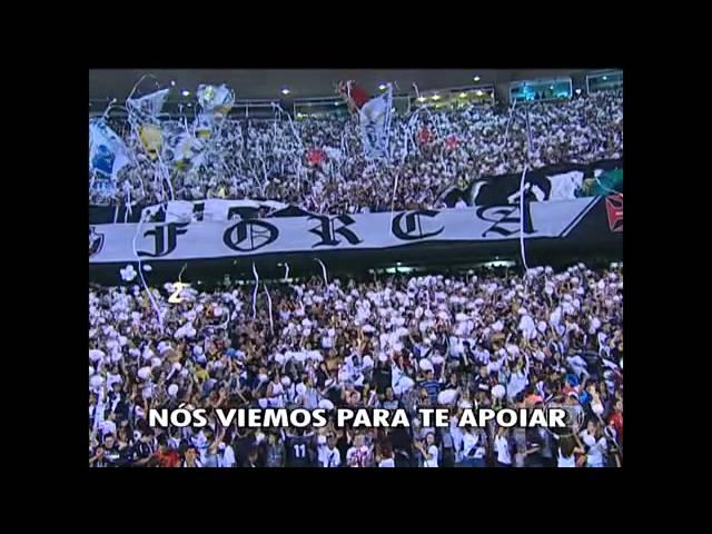 Marcelo Camelo emocionado com a torcida do Vasco - Ana Julia