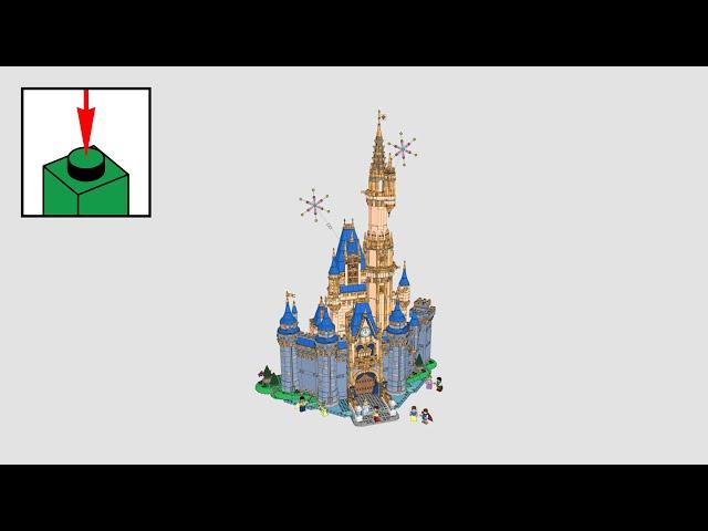 LEGO Disney 43222, Disney Castle - building instructions