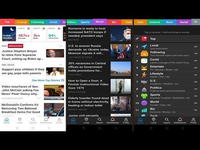 SmartNews (by SmartNews, Inc.) - free online news app for Android and iOS.