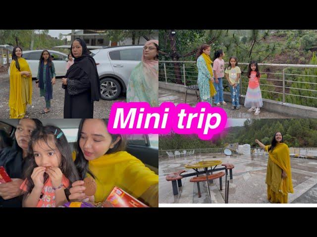 Our Mini Trip | itna bara tofan agya | Sitara yaseen vlog