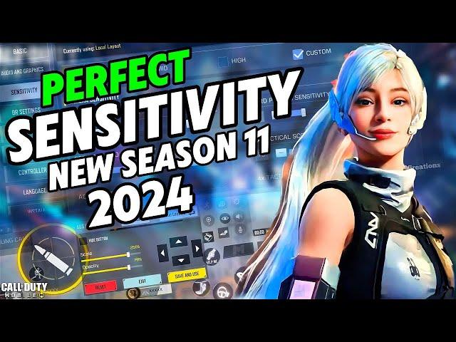 Ultimate Zero Recoil Sensitivity Settings For COD MOBILE New Season 11 2024 For Battle Royale and MP