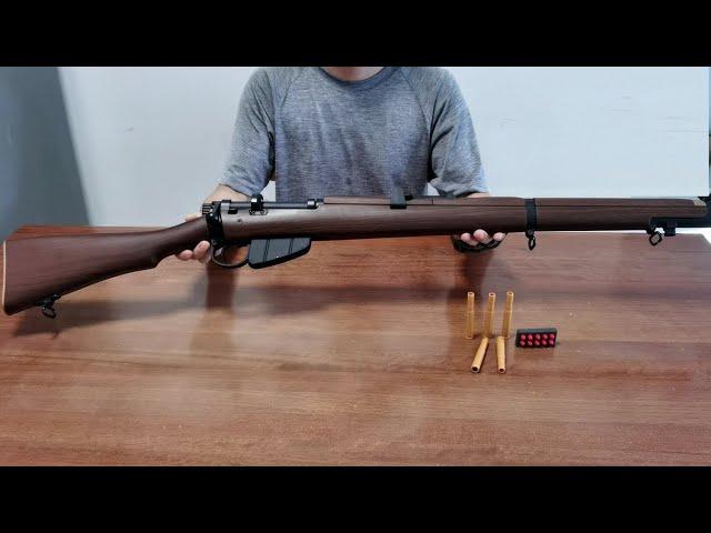 Lee Enfield Shell Ejection Soft Bullet Toy Gun Unboxing 2023 - Realistic Sniper Rifle Gun