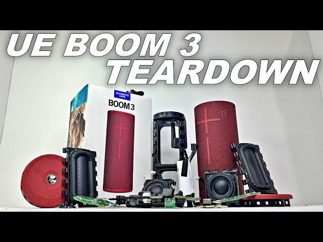 UE BOOM 3 COMPLETE TEARDOWN !!!