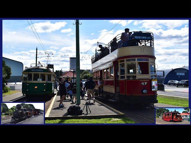 M.O.T.A.T's Live Day (w/ trams and NZR steam locomotives in action) ~ 18/09/2022 (HD)