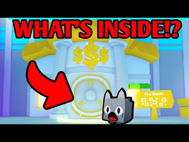 WHAT'S INSIDE the BANK? in Pet Simulator X...