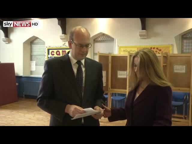 Ukip's Mark Reckless Casts Vote In Rochester And Strood By-Election