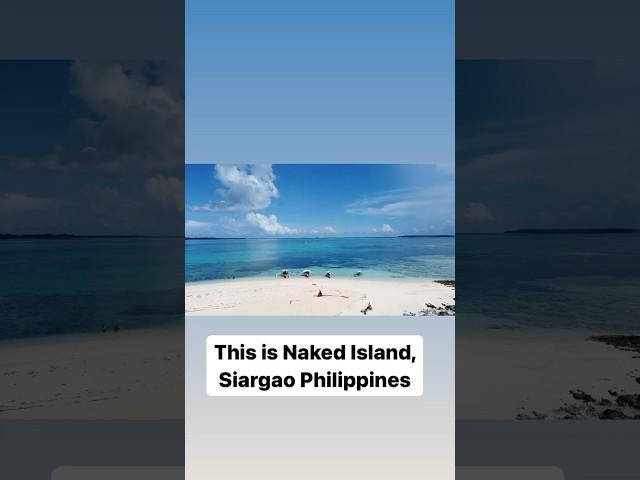 Naked Island in Siargao Philippines #siargaoisland #siargaophilippines #wearepanolas