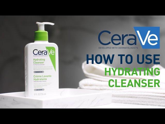 How to use the Hydrating Cleanser? | CeraVe Benelux