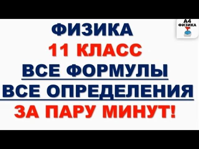 физика 11 класс все формулы и определения, международная система единиц, ВПР физика 11 класс.