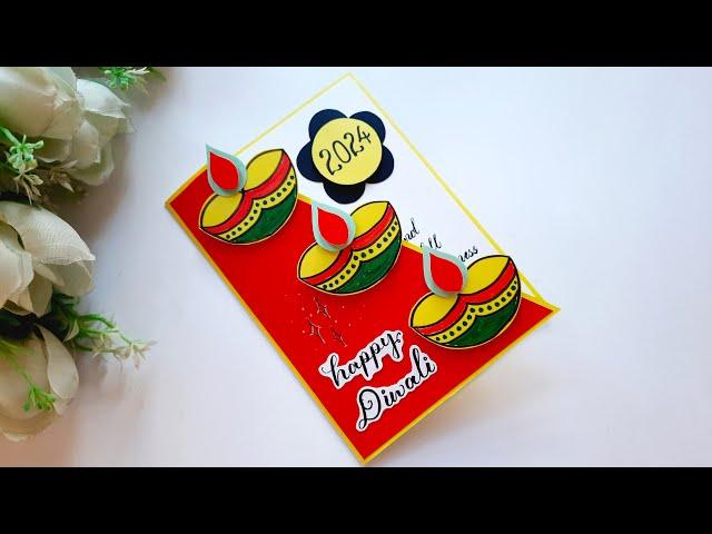 DIY Diwali Card Making Ideas | Diwali Card for School Competition | Diwali Greeting Card | Tutorial