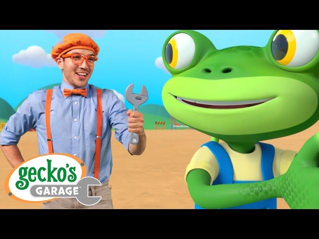 The Excavator Song Dance feat. @Blippi｜Kids Songs｜Trucks For Children