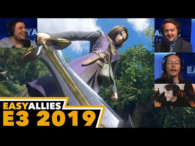 Dragon Quest Hero in Smash Bros. - Easy Allies Reactions - E3 2019