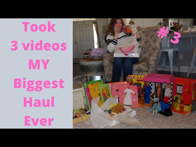 Biggest Barbie Haul on YouTube Part 3 60's / 70's Vintage Mattel / clone outfits /All vintage Epic