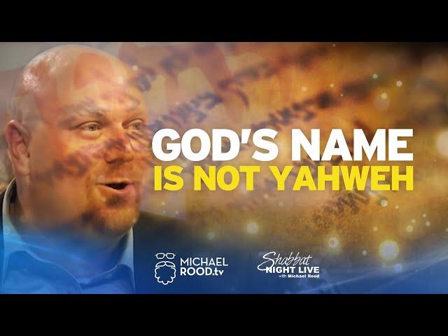 God’s name is not Yahweh – Proof from Jewish Rabbis