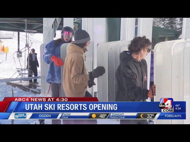 Ski resorts opening