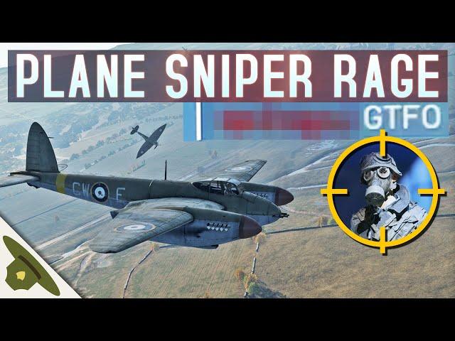 This sniper cannon plane makes the chat RAGE (Battlefield chat reactions) | RangerDave