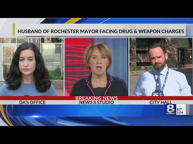 Rochester Mayor Warren’s husband arrested on drugs, weapon charges, Mayor says she did nothing wrong