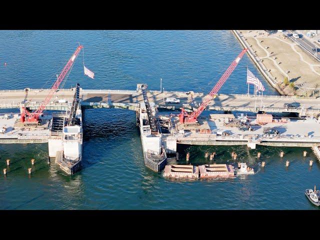 TUGBOAT CRASHES INTO BRIDGE Sea Bright, New Jersey 11/15/24